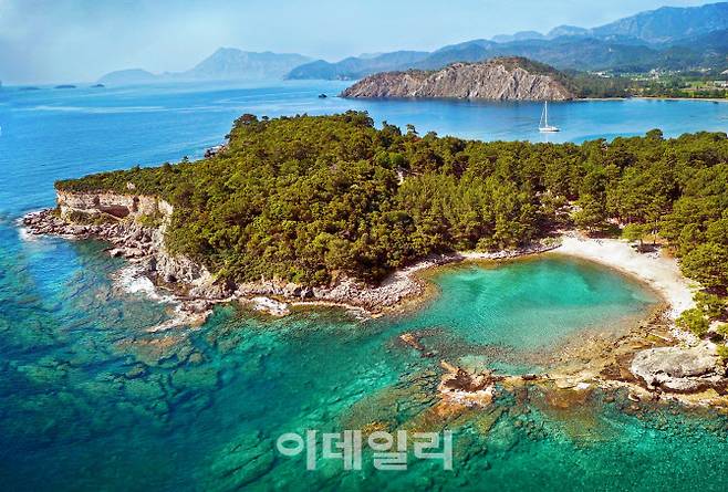 터키 남서부 휴양지 뮬라의 세디르섬 전경(사진=터커문화관광부)