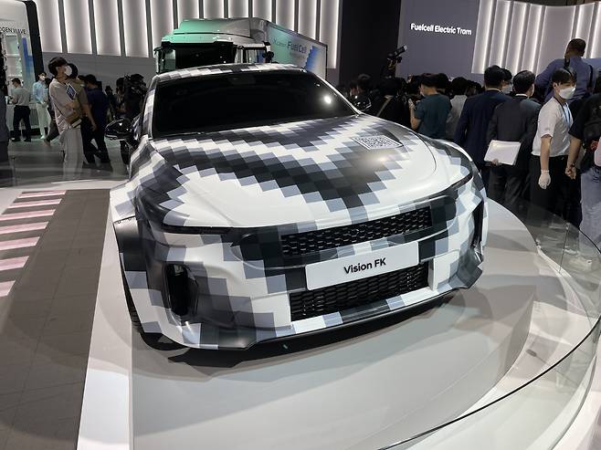 현대차 고성능 수소전기콘셉트카 비전FK./변지희 기자