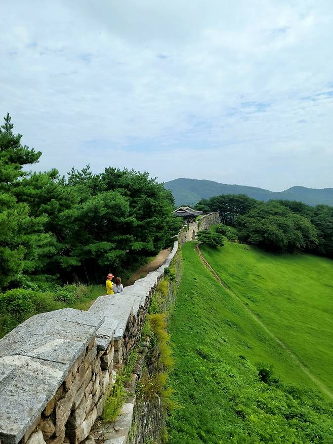 상당산성 공남문 성벽