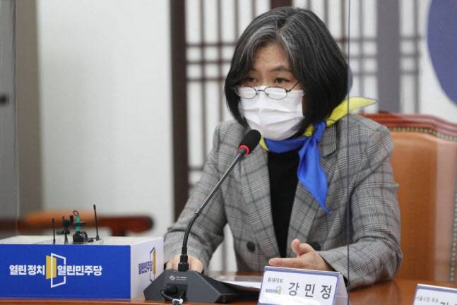 강민정 열린민주당 원내대표. (사진=뉴시스)