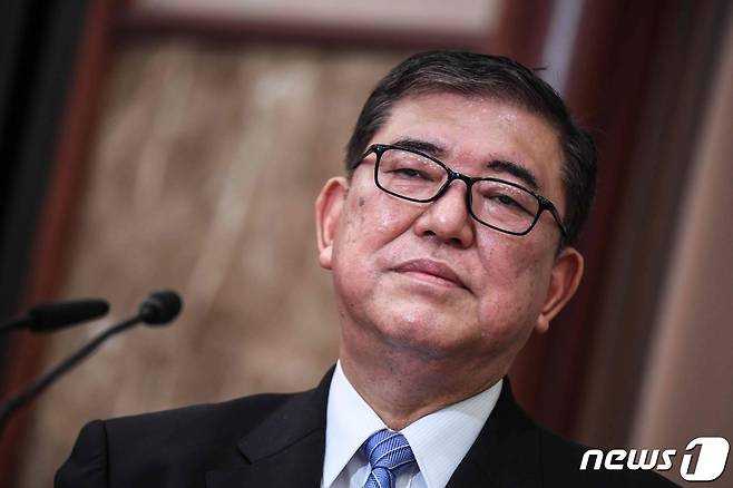 이시바 시게루 전 자민다 간사장 <자료사진> © AFP=뉴스1