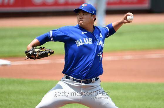 토론토 류현진. 사진=게티이미지