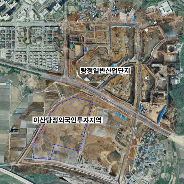 충남도가 도내 7번째 단지형 외국인투자지역으로 지정한 아산 탕정 외국인투자지역(FIZ) 위치도. /사진 제공=충청남도