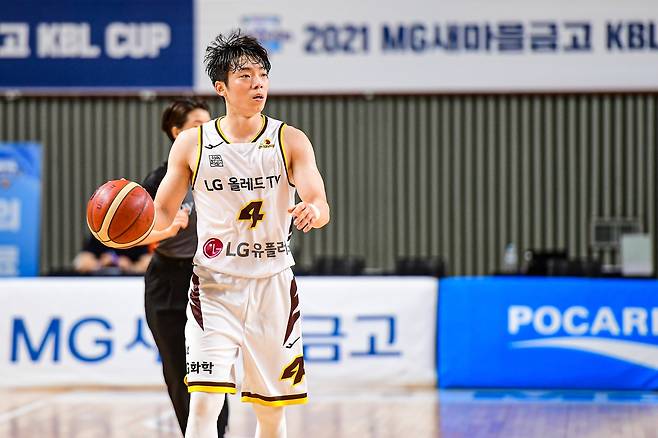 LG 데뷔전을 치른 이재도 [KBL 제공. 재판매 및 DB 금지]