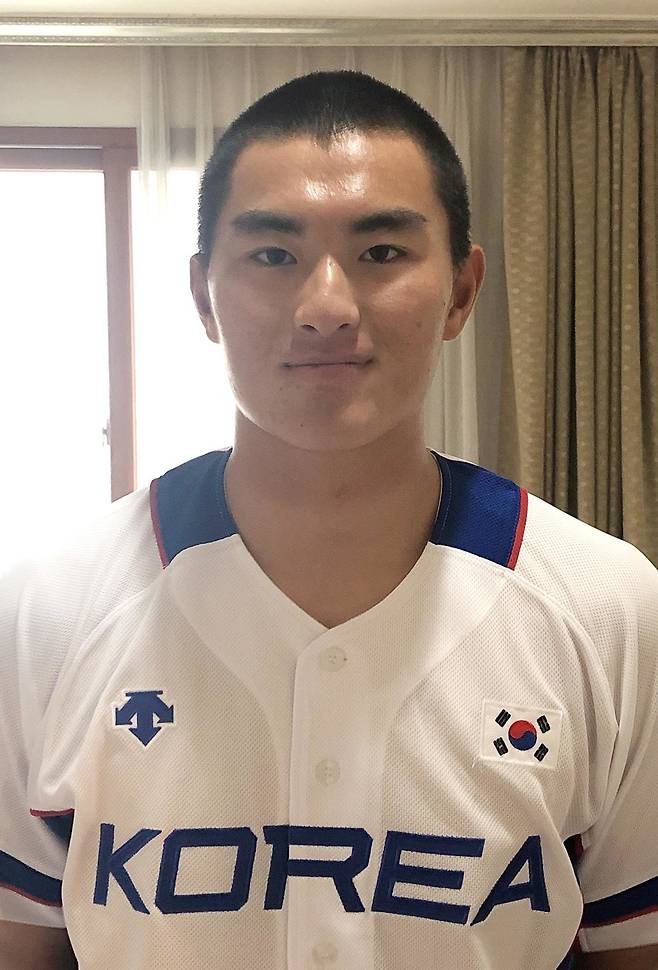 한화 이글스 지명받은 세광고 투수 박준영. 13일 프로야구 2020 신인 드래프트에서 전체 1순위로 한화 이글스의 지명을 받은 세광고 투수 박준영. [한화 이글스 제공]