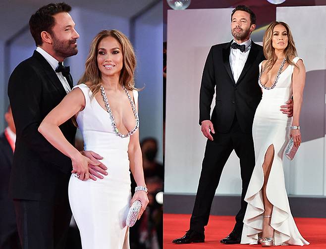 최근 17년만에 재결합으로 화제가 된 배우 벤 애플렉, 가수 제니퍼 로페즈 /사진=AFPForum=뉴스1