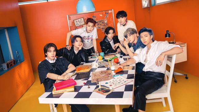 그룹 방탄소년단이 '2021 MTV 비디오 뮤직 어워드'(2021 MTV Video Music Awards, 이하 '2021 MTV VMA')에서 3관왕을 차지했다. /사진=빅히트뮤직 제공
