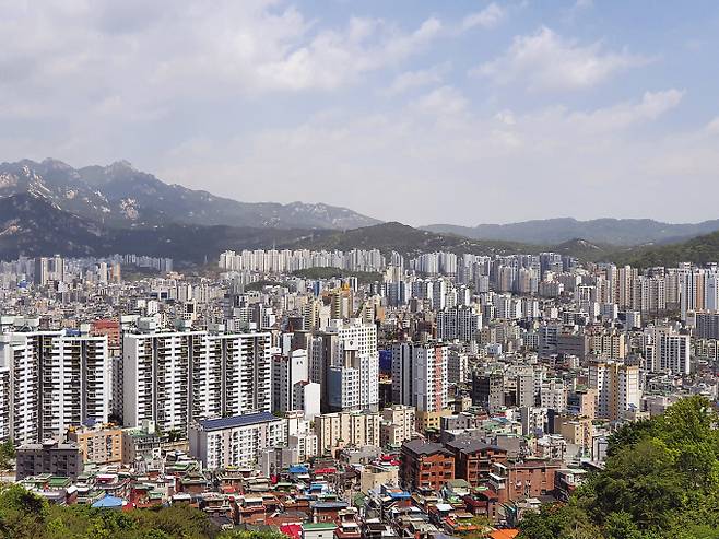 서울시내 아파트 전경. [헤럴드경제DB]