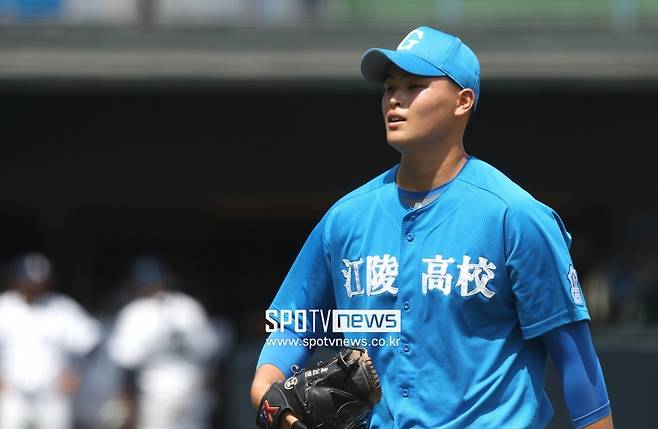 ▲ 강릉고 투수 최지민 ⓒ곽혜미 기자