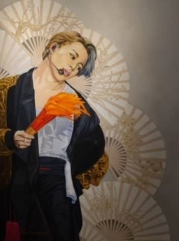 'JIMIN is ART' 방탄소년단 지민, 예술의 전당 입성 'I NEED YOU' 독무+살풀이춤 프레스코화 전시