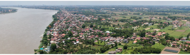 라오스 메콩강변 현장 사진./자료제공=동부건설
