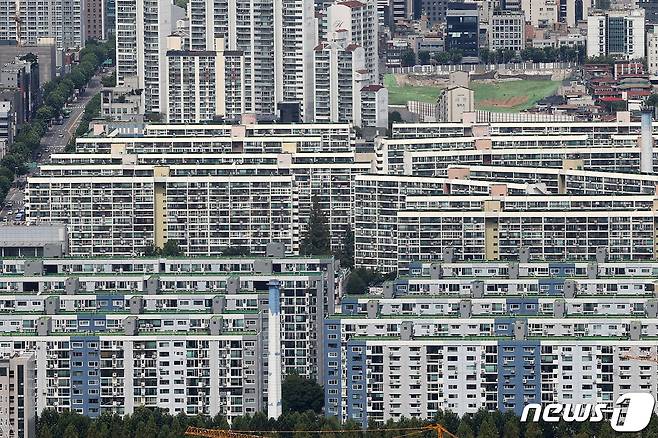 서울 강남구 일대 아파트 단지의 모습.(사진은 기사 내용과 무관함) / 뉴스1 © News1