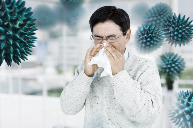 알레르기 비염은 코에 있는 점막이 집먼지 진드기, 동물 털, 곰팡이 등 특정 물질에 과민반응을 일으키는 질환이다. 요즘 같은 가을철이나 꽃가루와 황사 등이 심한 5월 특히 주의가 필요하다./클립아트코리아 제공