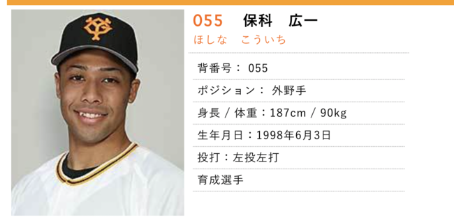 [사진] 요미우리 자이언츠 공식 홈페이지 캡처