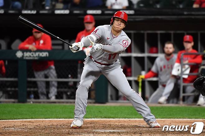 오타니 쇼헤이의 타격 부진이 길어지고 있다. © AFP=뉴스1