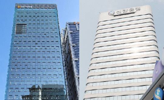 KB국민은행, 신한은행 본점 전경 (왼쪽부터·각 행 제공)