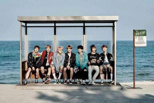 주문진 향호해변 버스정류장