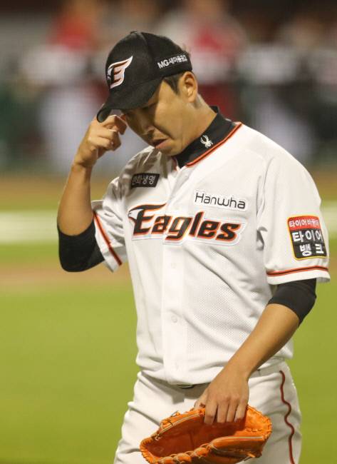 한화 투수 정우람. 연합뉴스