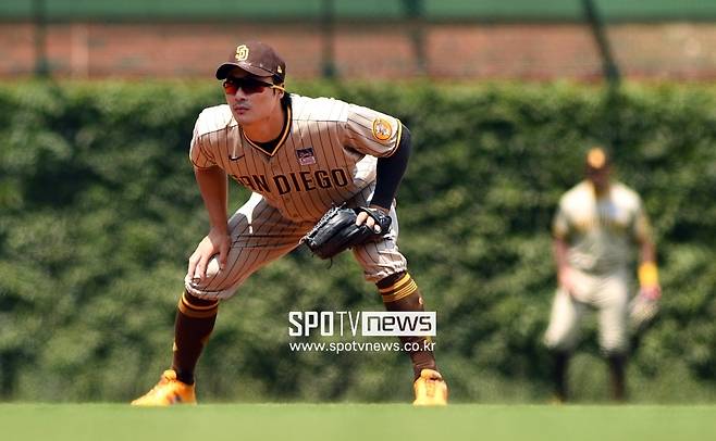 ▲ 수비에서는 확실한 인정을 받고 있는 김하성 ⓒ조미예 특파원