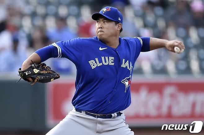 토론토 블루제이스 류현진. © AFP=뉴스1