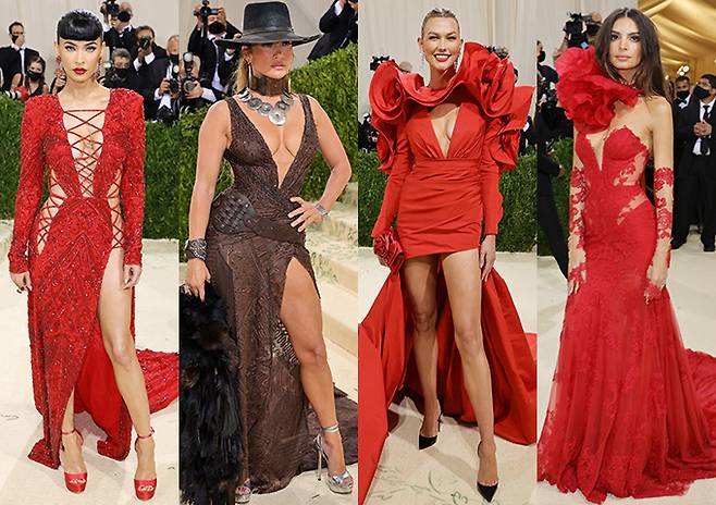 배우 메간 폭스, 제니퍼 로페즈, 모델 칼리 클로스, 에밀리 라타이코프스키 /사진=AFPForum=뉴스1