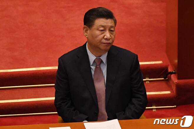 시진핑 중국 국가주석의 모습. © AFP=뉴스1