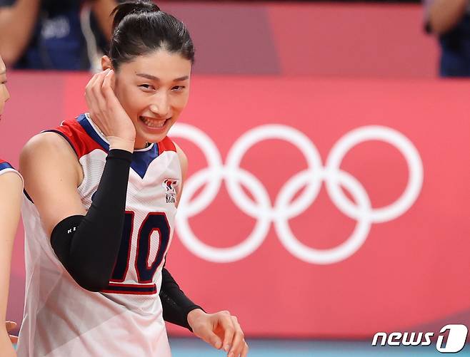 도쿄올림픽 당시 김연경 선수. © News1