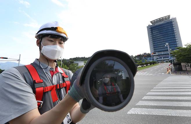 LG유플러스가 구축 중인 강릉시 지능형교통체계(ITS). /LG유플러스