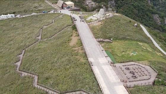 울산 간월재를 드론으로 바라본 모습. 울산=백경서 기자