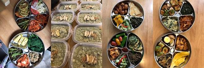 전환마을협동조합이 만든 돌봄 도시락    [박지현씨 사회관계망서비스 캡처. 재판매 및 DB 금지]