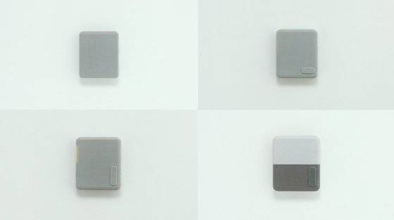 갤럭시Z플립3 기획 과정에서 제작한 수많은 실물 모형 중 일부. [사진 삼성전자]