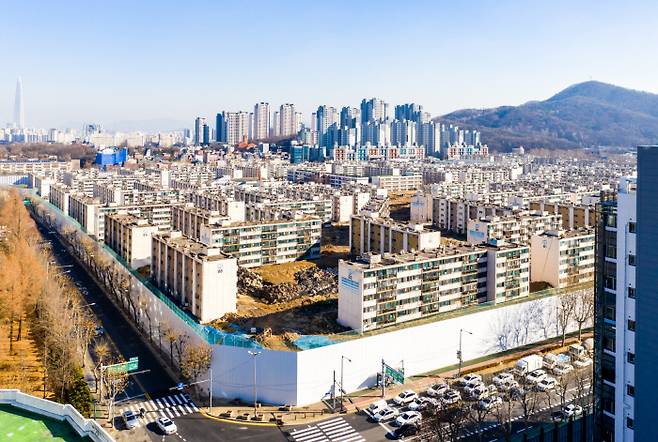서울 강남구 개포주공1단지 철거 전 전경. 서울경관아카이브