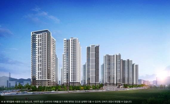 SK에코플랜트 '학익 SK뷰' 투시도