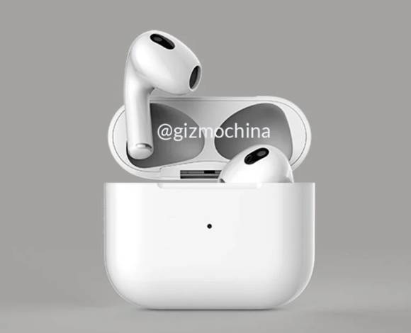 애플 에어팟3 예상 이미지 [사진=기즈모차이나]