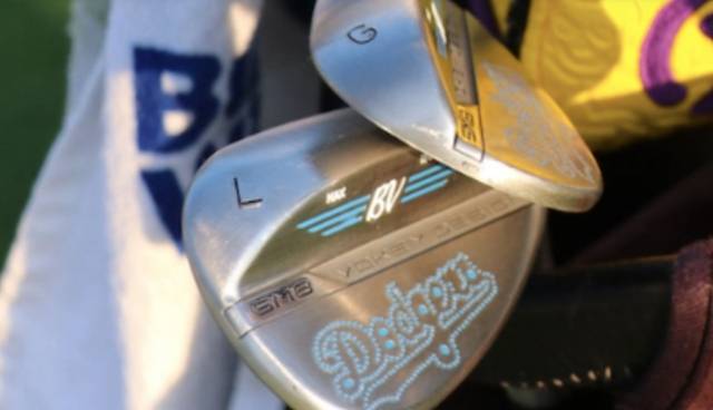 LA다저스 로고 새겨진 맥스 호마의 웨지. /사진=golfwrx