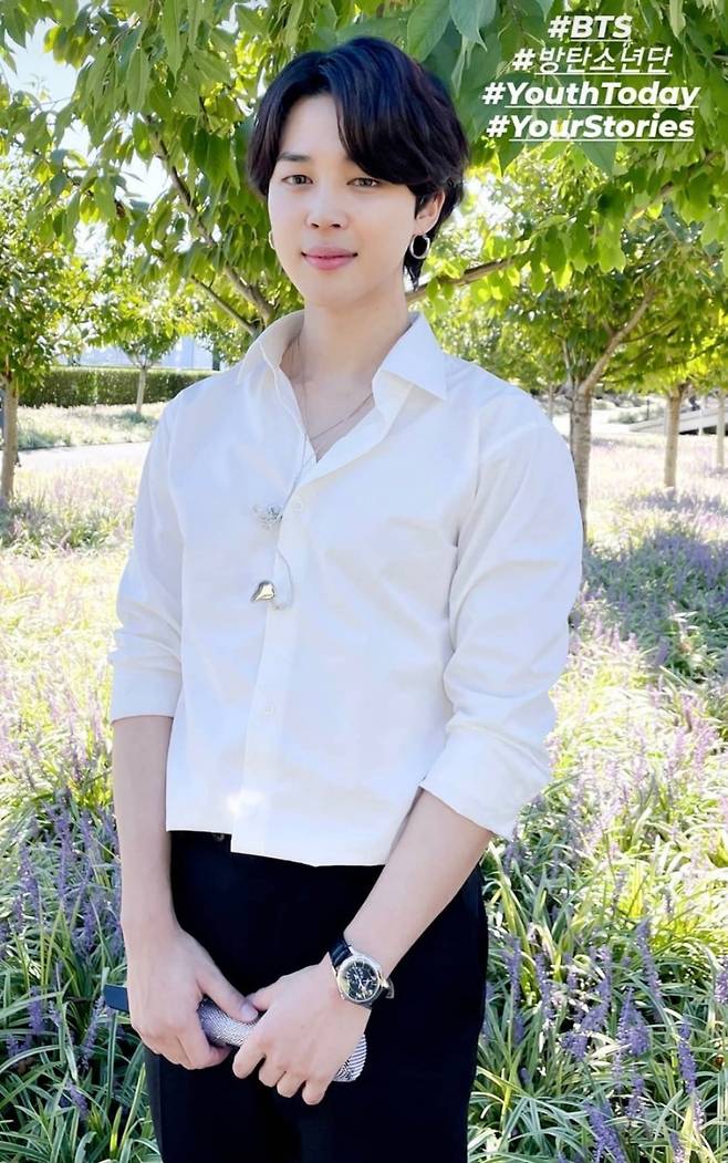 'UN PTD공연 대표 섬네일' 방탄소년단 지민, 전 세계에 희망을..개인 최상위 'OUR PRIDE JIMIN' 실트 장악