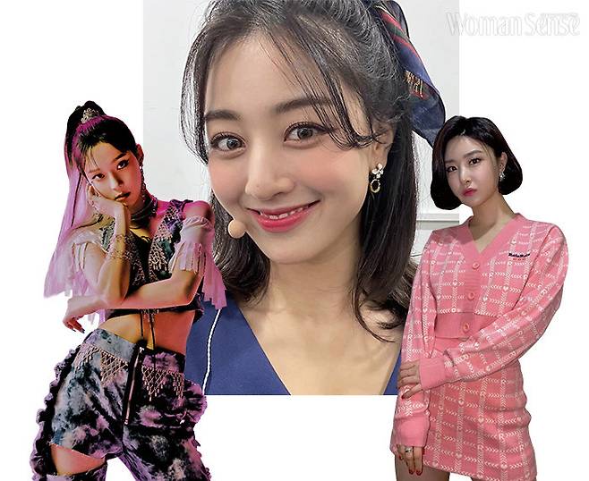(왼쪽부터)'에스파' 윈터 / '트와이스' 지효 / '브레이브걸스' 유나