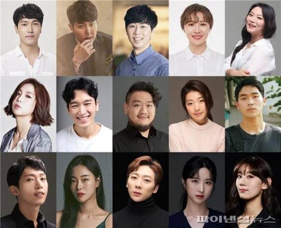 뮤지컬 '백만송이의 사랑' 출연배우. 사진제공=의정부문화재단