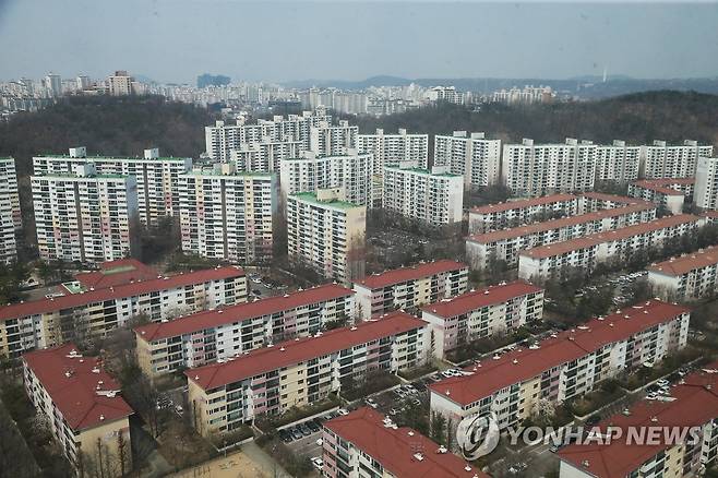 서울 양천구 목동 일대 아파트 단지 [연합뉴스 자료사진]