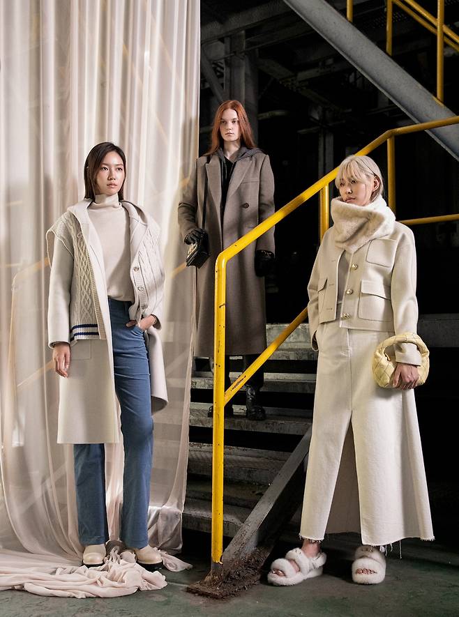 현대百 한섬 '타임' 디지털런웨이.© 뉴스1