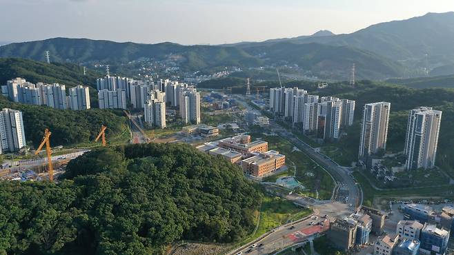 경기도 성남시 판교대장 도시개발사업구역./장련성 기자