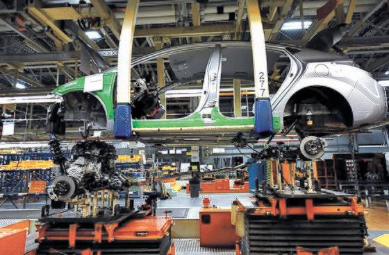 지난달 현대차의 미국 재고 대수가 4만7000대, 19일치로 조사됐다. 현대차 앨라배마공장에서 완성차가 조립되고 있다. 사진 현대차 미국법인