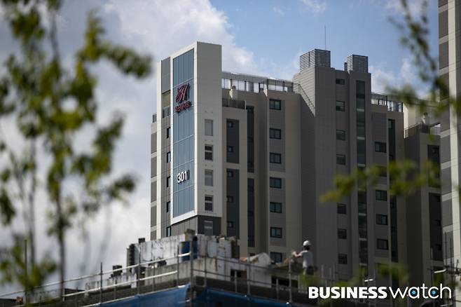 신축공사가 한창인 대장지구/사진=이명근 기자 qwe123@