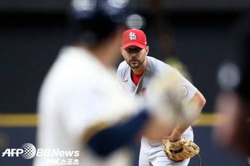 웨인라이트가 두 가지 기록을 세웠다. 사진(美 밀워키)=ⓒAFPBBNews = News1