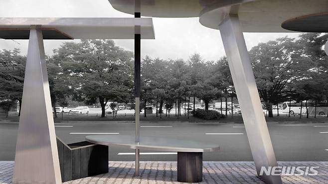 [서울=뉴시스] 다이아거날 써츠, 쓸모없는 건축과 유용한 조각에 대하여, 렌더링 이미지, 2021 ⓒDiagonal Thoughts.