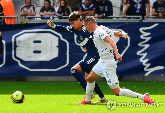 보르도-렌 경기 장면 [AFP=연합뉴스]