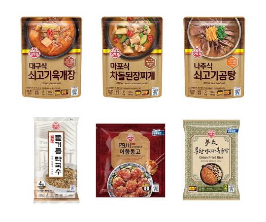 오뚜기 RMR 제품들. <오뚜기 제공>