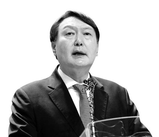 국민의힘 대선주자인 윤석열 전 검찰총장. 뉴시스