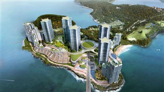 여수 경도 해양관광단지 조감도