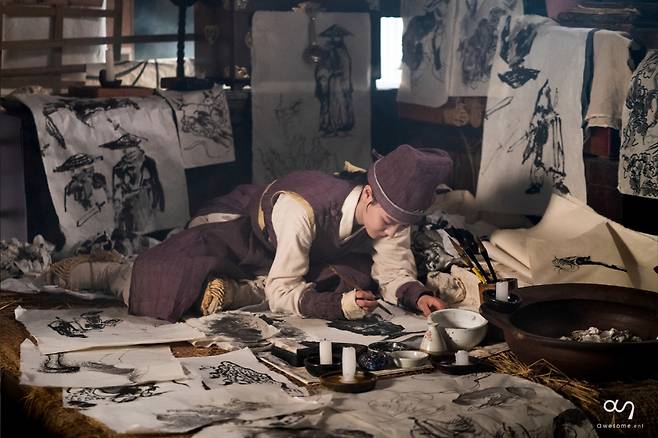 김유정, 예쁨주의보 비하인드 컷 [홍천기]